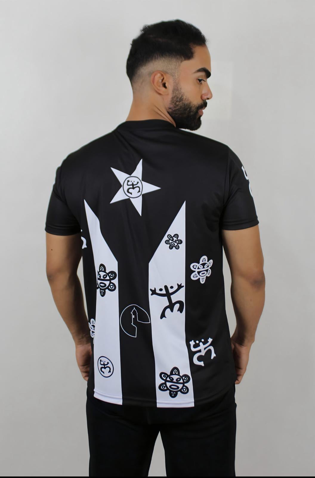 T-Shirt Black Flat Men Short sleeve